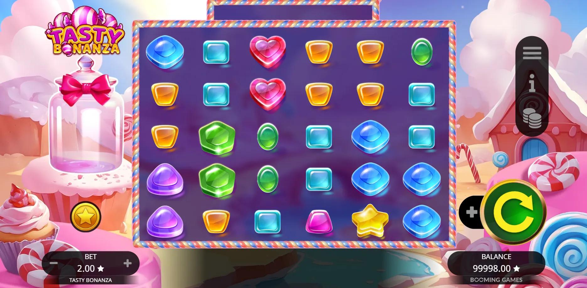 Tasty Bonanza slot gameplay screenshot