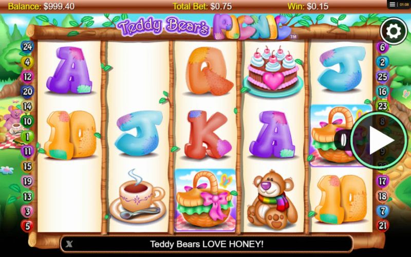 Teddy Bear's Picnic gameplay screenshot
