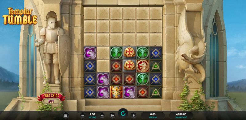 Templar Tumble gameplay screenshot