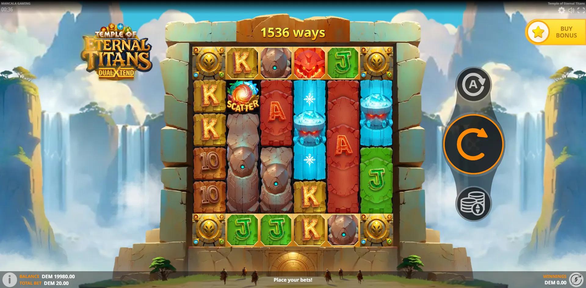 Temple of Eternal Titans by Mancala Gaming - Gameplay Screenshot