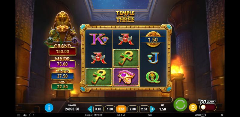 Temple of Three gameplay screenshot