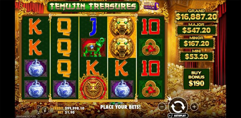 Temujin Treasures gameplay screenshot