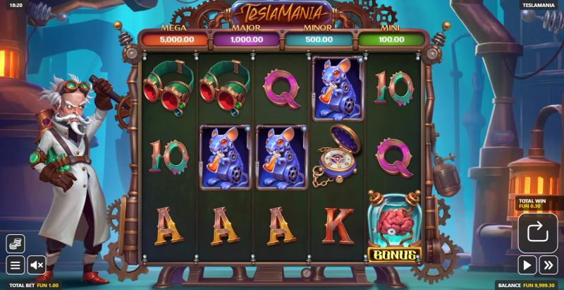 Teslamania gameplay screenshot