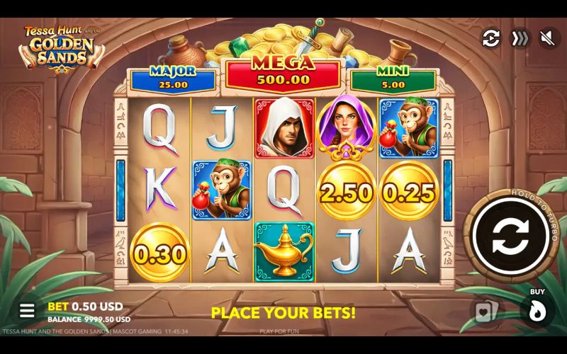 Tessa Hunt and the Golden Sands gameplay screenshot