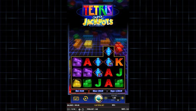 Tetris Super Jackpots gameplay screenshot