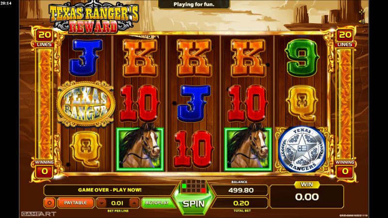 Texas Ranger's Reward gameplay screenshot