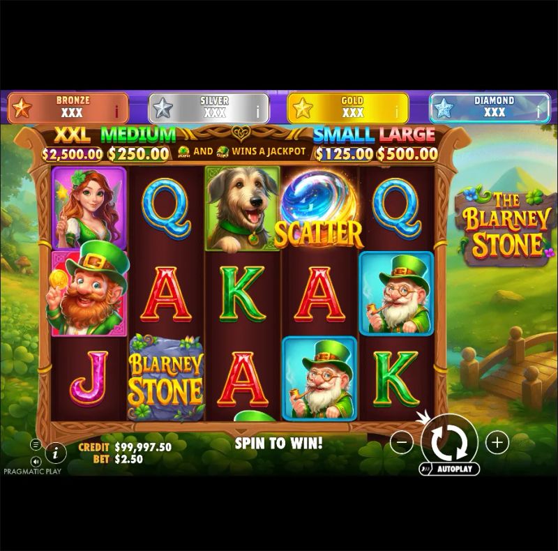 The Blarney Stone - Jackpot Star gameplay screenshot