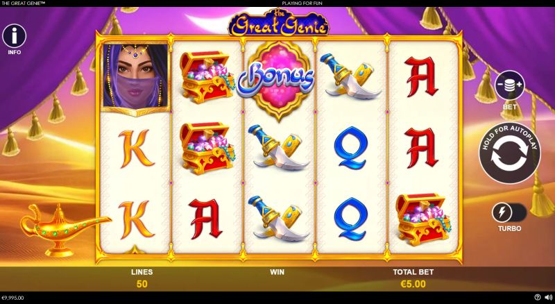 The Great Genie gameplay screenshot