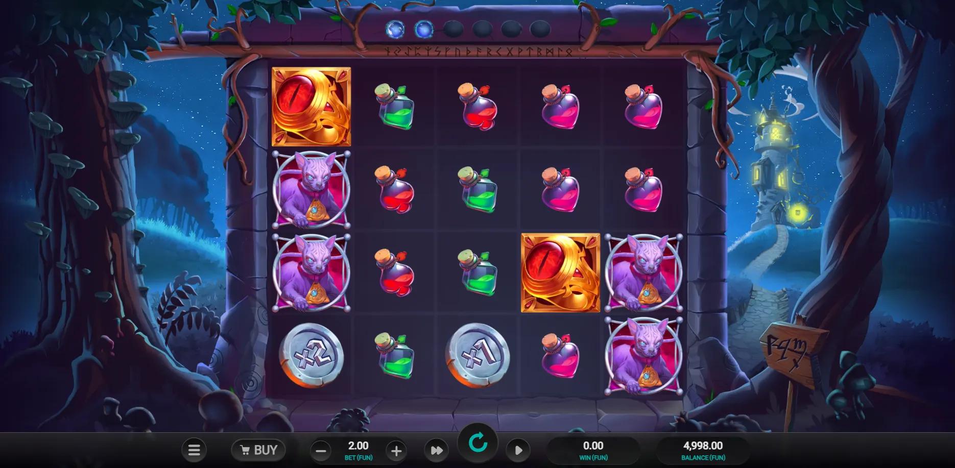 The Sorcerer's Shuffle gameplay screenshot