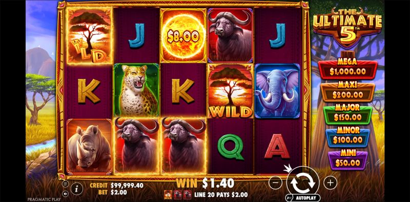 The Ultimate 5 gameplay screenshot