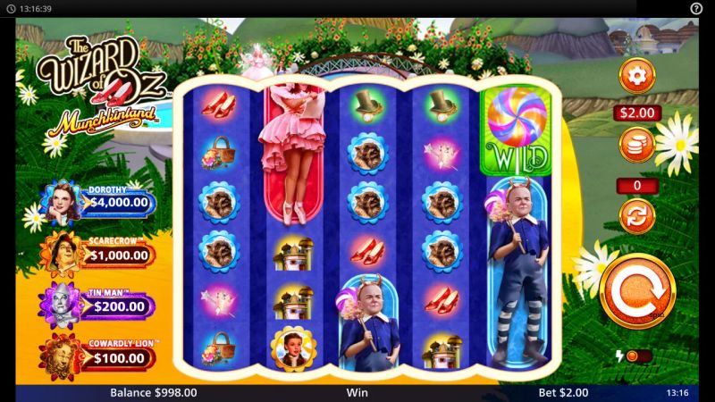 The Wizard of Oz Munchkinland gameplay screenshot