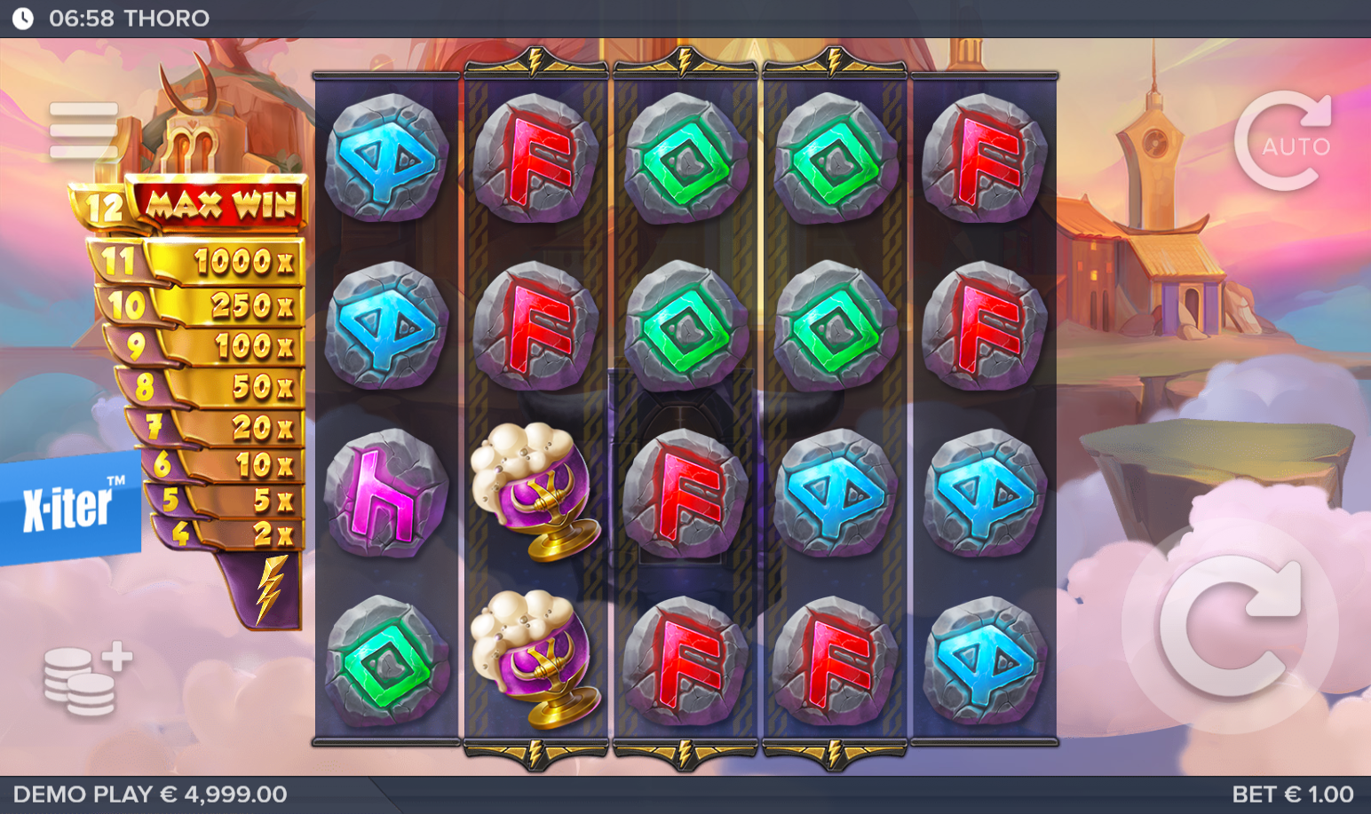 Thoro by ELK Studios with Buy Bonus on Gods-themed reels