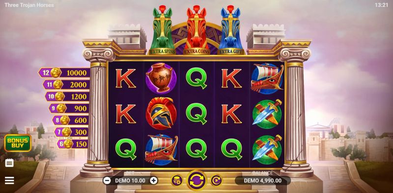 Three Trojan Horses gameplay screenshot