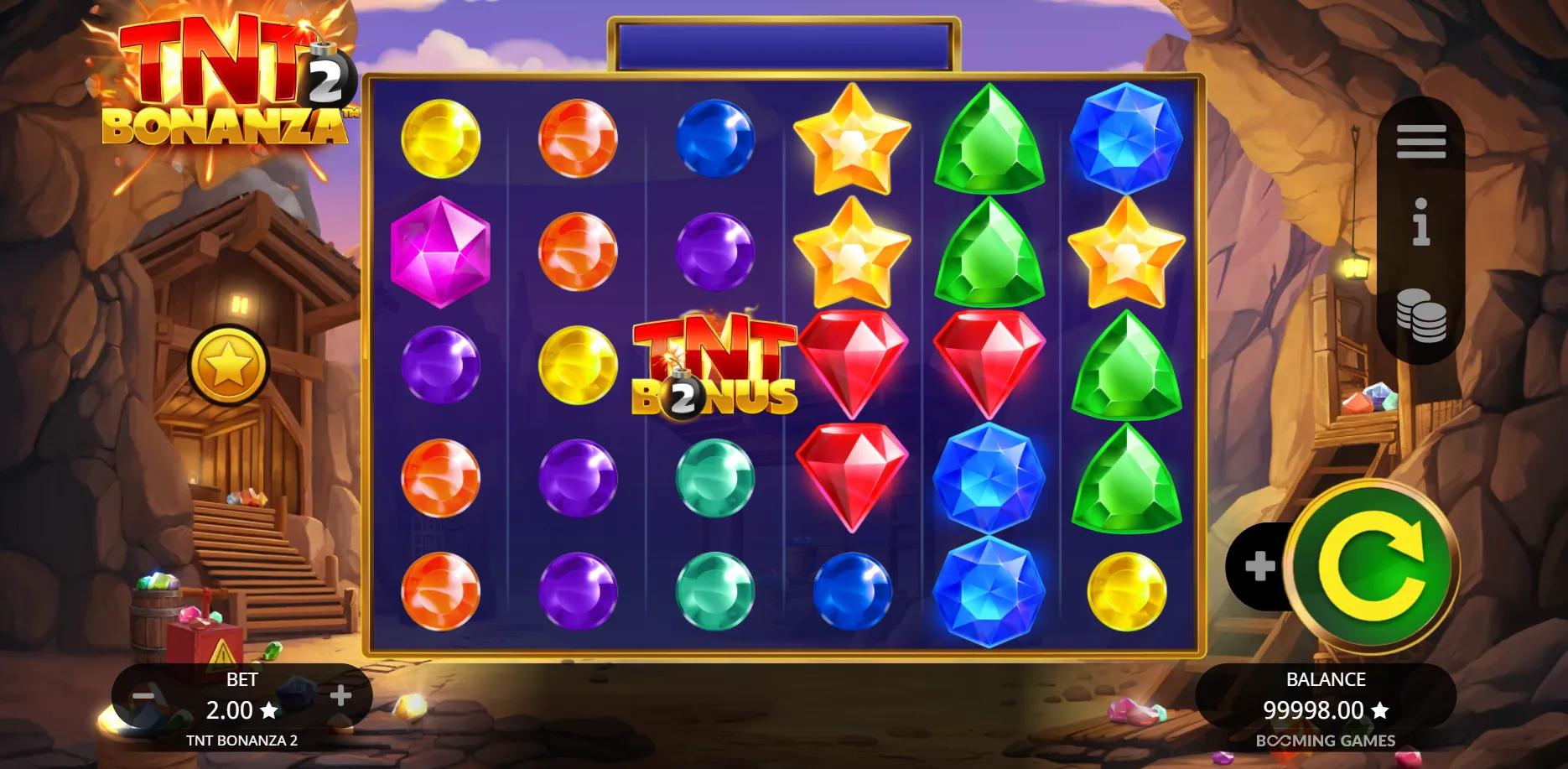 TNT Bonanza 2 slot gameplay screenshot