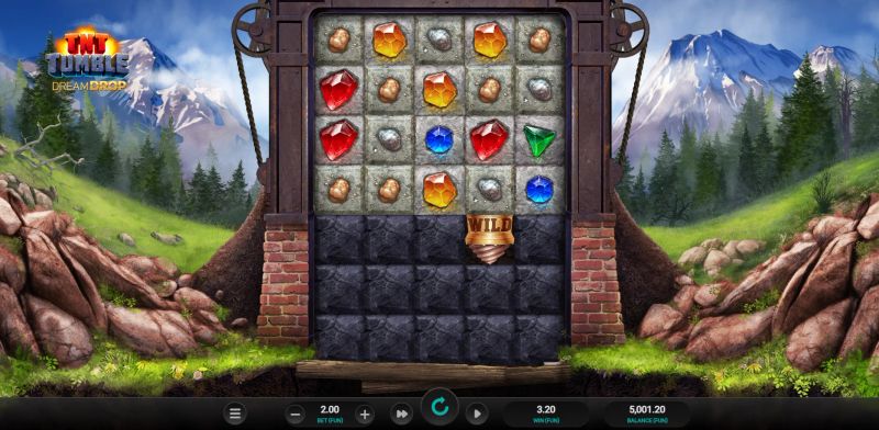 TNT Tumble Dream Drop gameplay screenshot