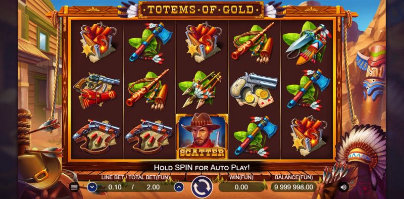 Totems Of Gold gameplay screenshot