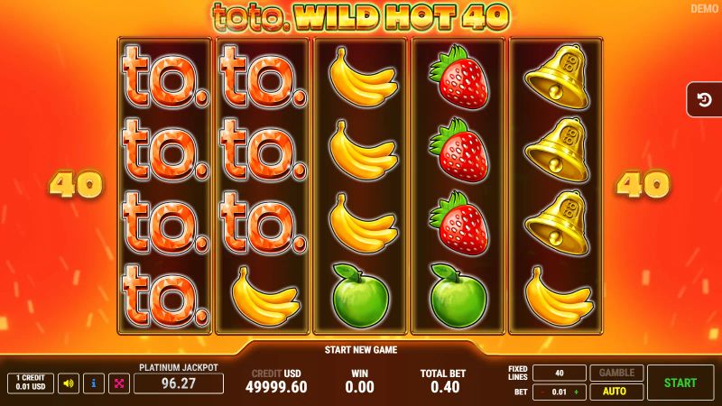 Toto Wild Hot 40 gameplay screenshot