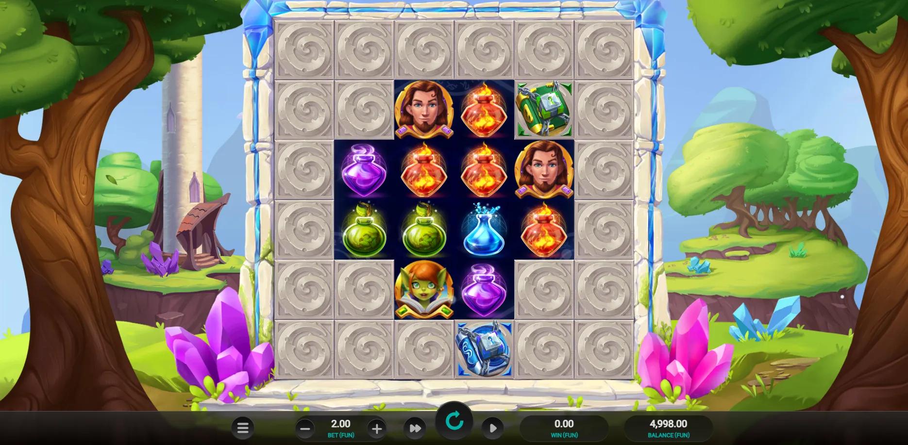 Tower Tumble slot gameplay screenshot