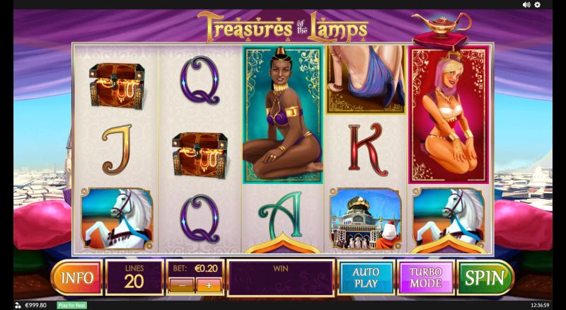 Treasures of the Lamps gameplay screenshot