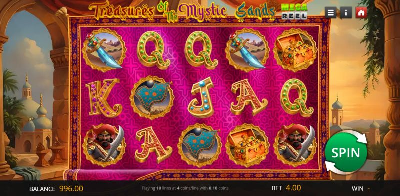Treasures of the Mystic Sands gameplay screenshot
