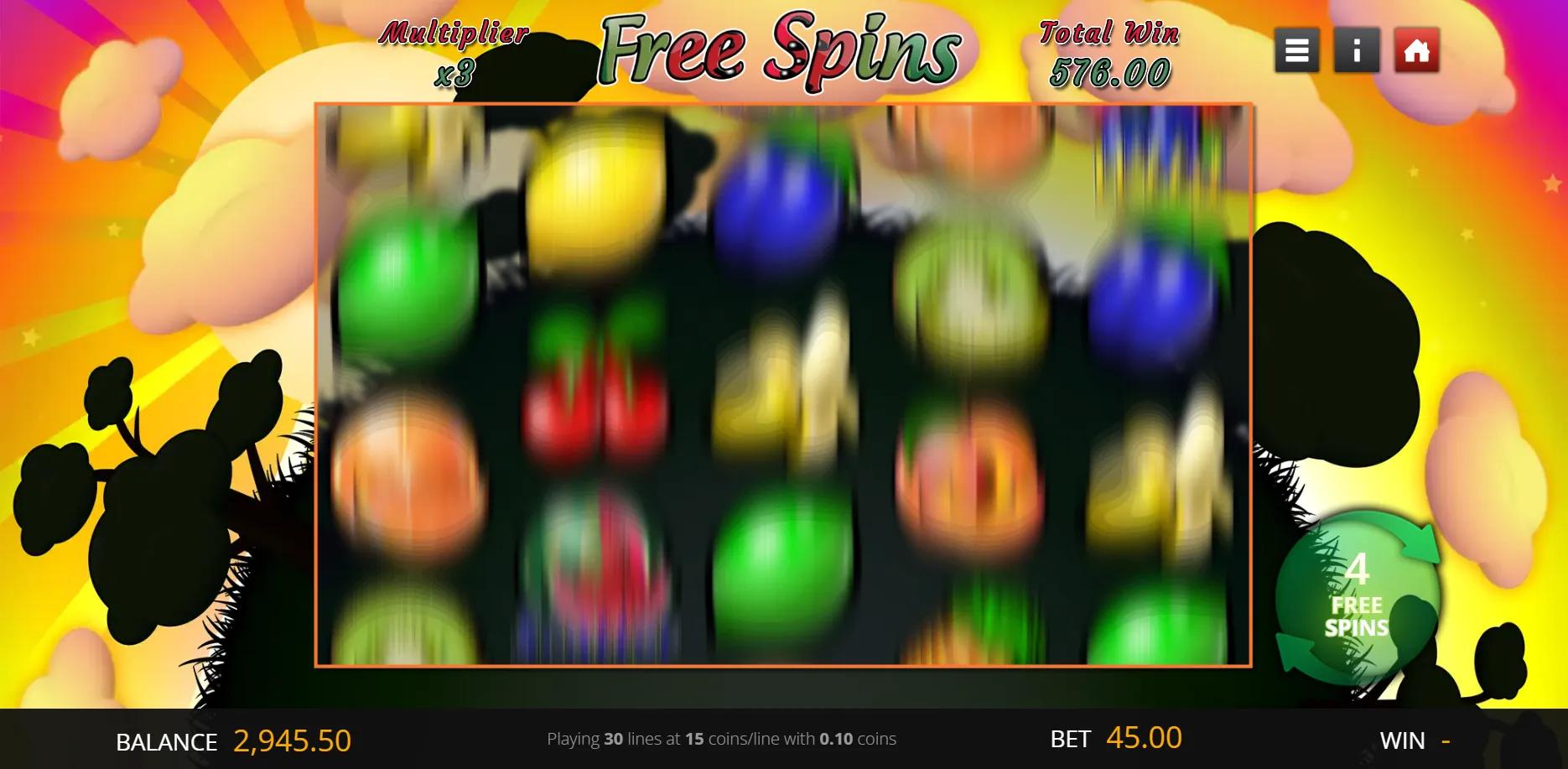 Triple Berry Wild slot gameplay screenshot