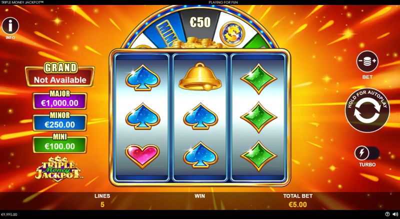 Triple Money Jackpot gameplay screenshot