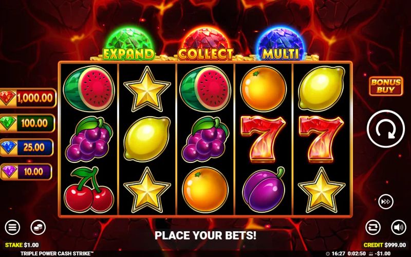 Triple Power Cash Strike gameplay screenshot