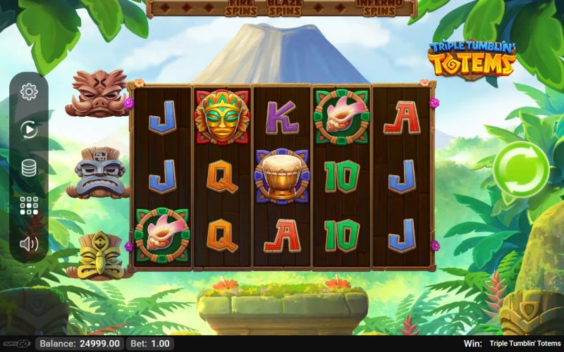 Triple Tumblin' Totems gameplay screenshot