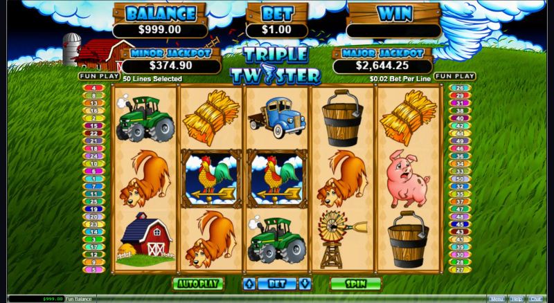 Triple Twister gameplay screenshot