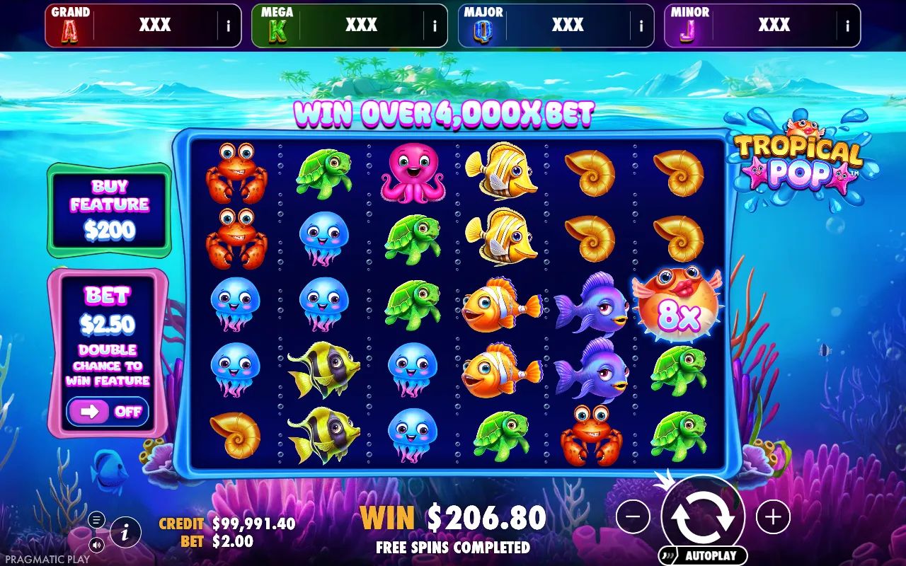 Tropical Pop Jackpot Play - screenshot 3