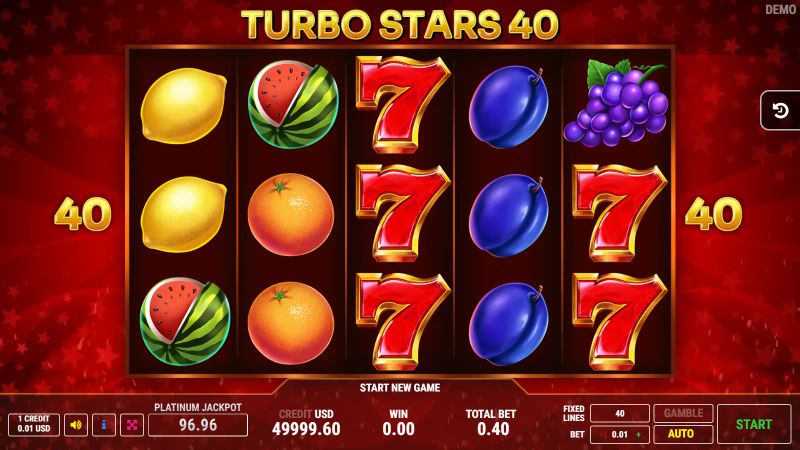 Turbo Stars 40 gameplay screenshot