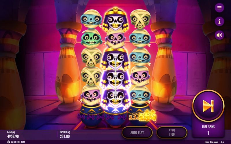 Tutan Kha-boom gameplay screenshot