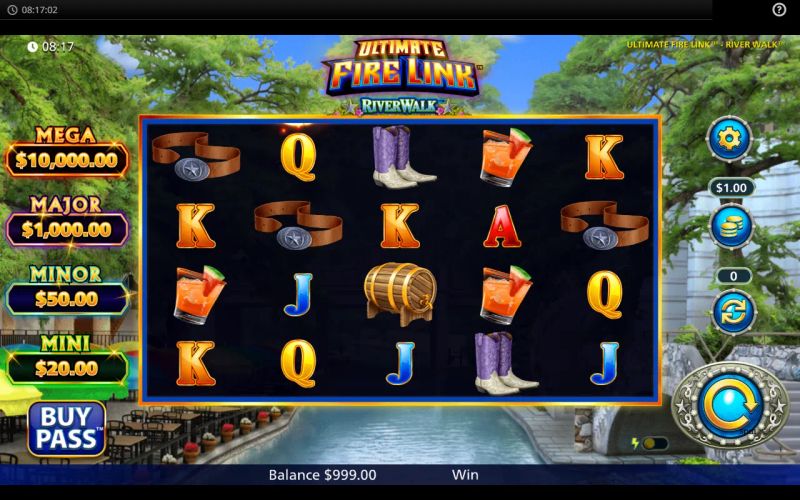 Ultimate Fire Link River Walk gameplay screenshot