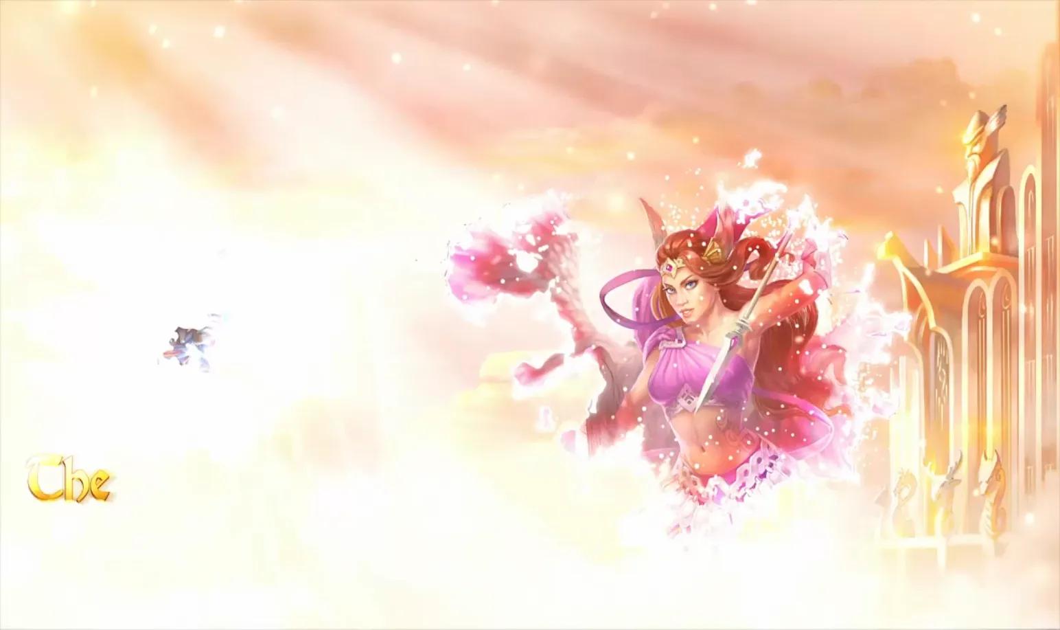 Fantasy slot Valkyrie from ELK Studios during gameplay