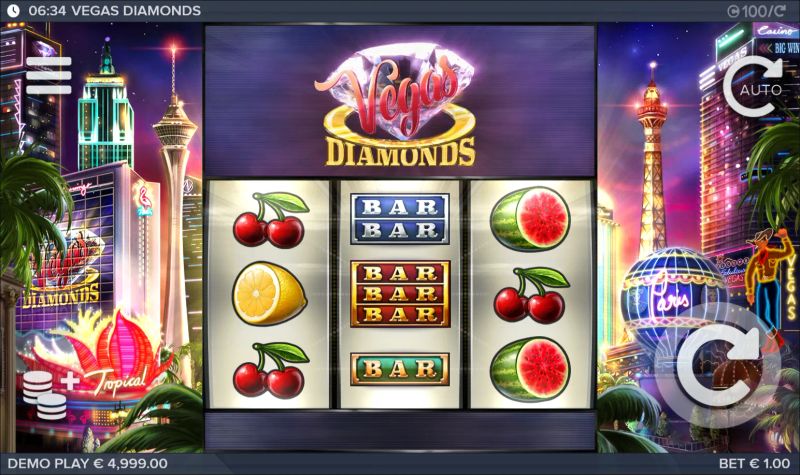 Vegas Diamonds gameplay screenshot