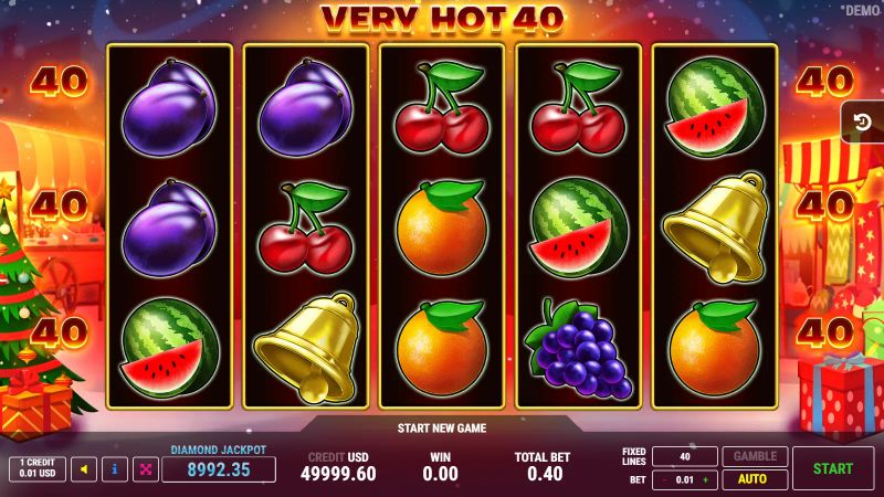 Very Hot 40 Christmas gameplay screenshot