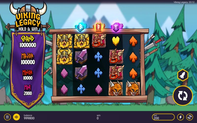 Viking Legacy: Hold & Win gameplay screenshot