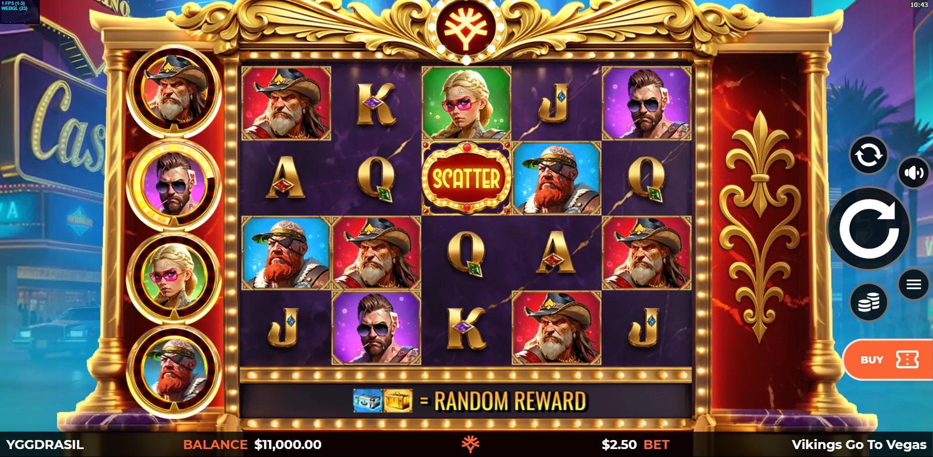 Vikings Go To Vegas Wild Fight slot gameplay screenshot