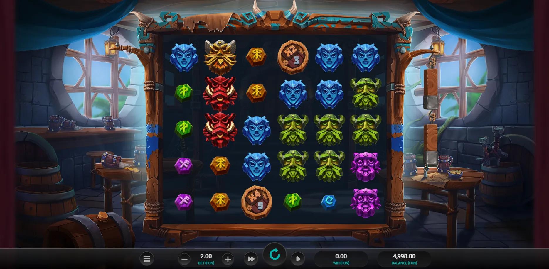 Volatile Vikings 2 Dream Drop slot gameplay screenshot