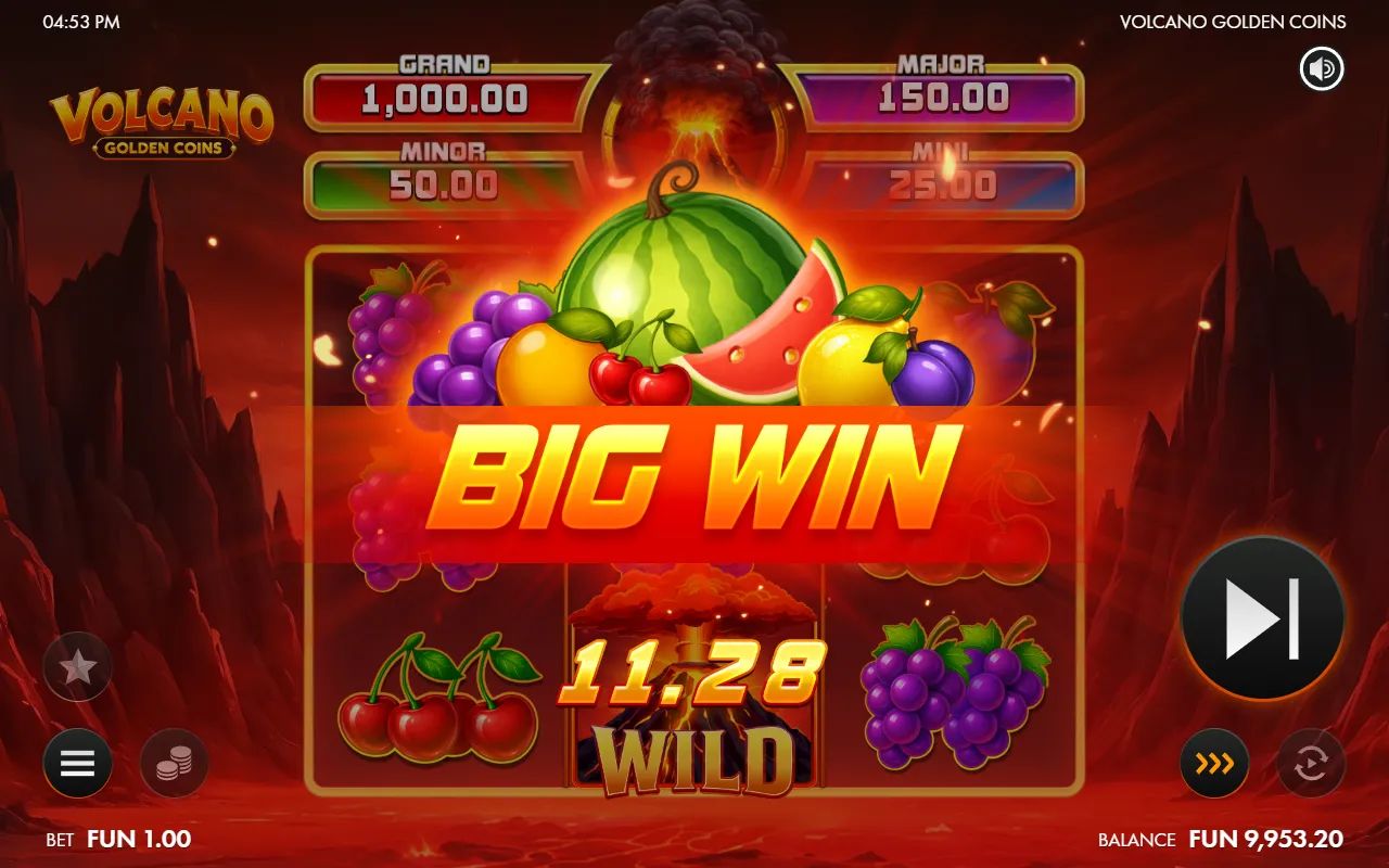 Volcano Golden Coins - screenshot 4