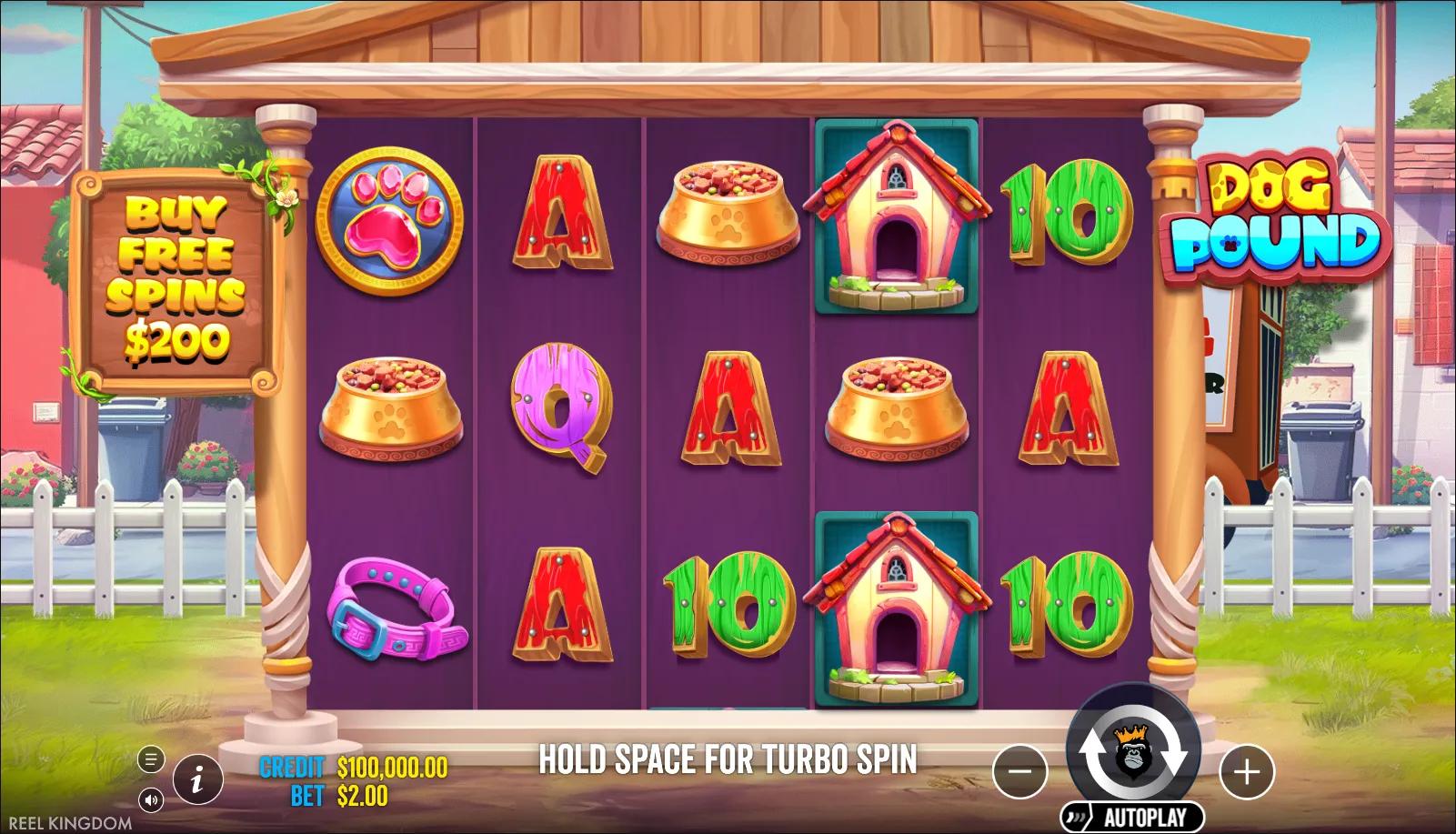 Dog Pound slot gameplay screenshot