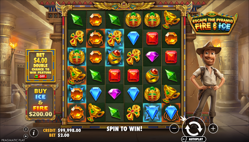 Escape the Pyramid - Fire & Ice gameplay screenshot
