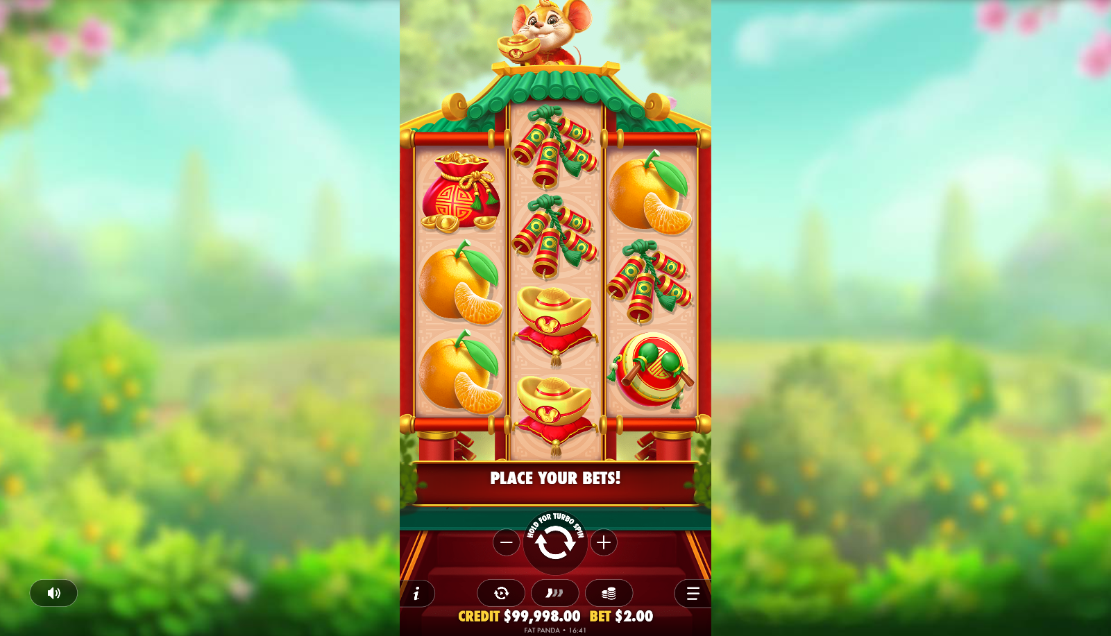 Lucky Mouse slot gameplay screenshot