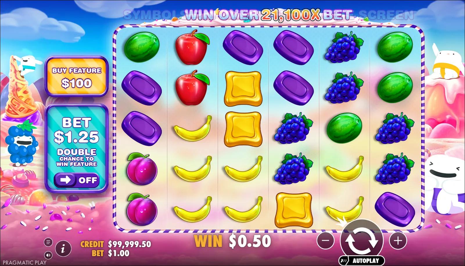 Casumo Bonanza slot gameplay screenshot
