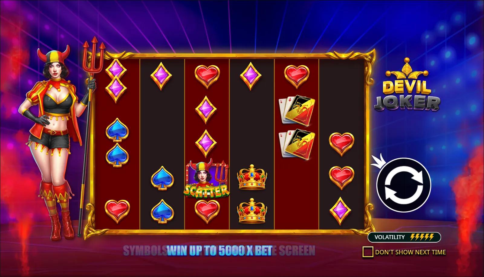Pragmatic Play's Devil Joker slot - Devil theme, high volatility action