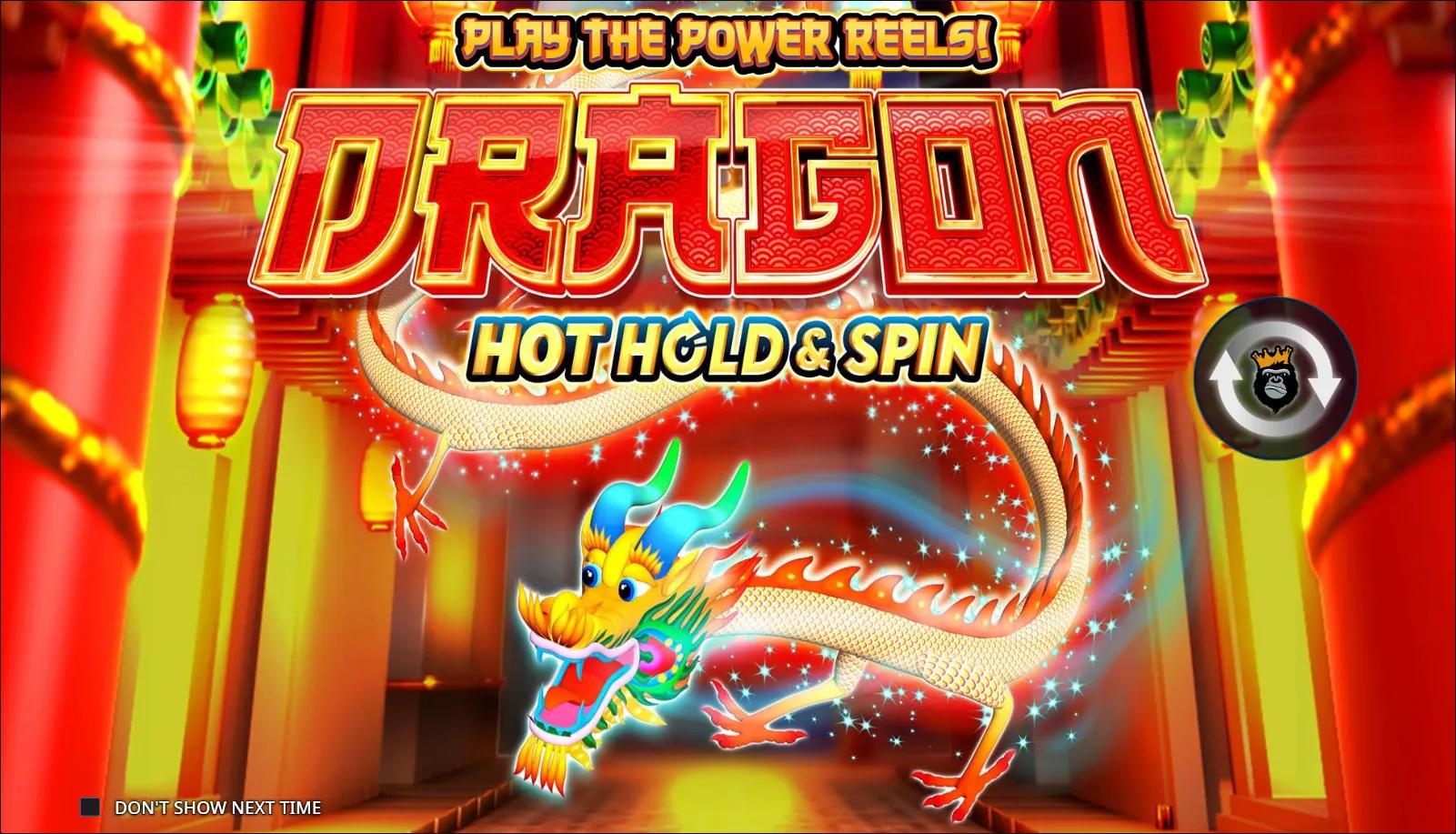 Dragon Hot Hold and Spin slot gameplay screenshot