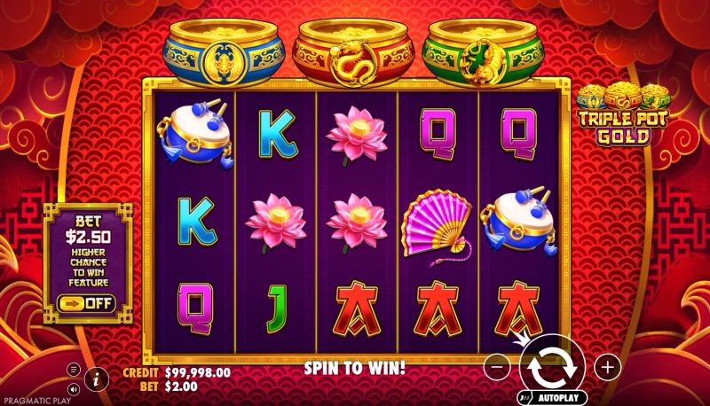 Triple Pot Gold gameplay screenshot