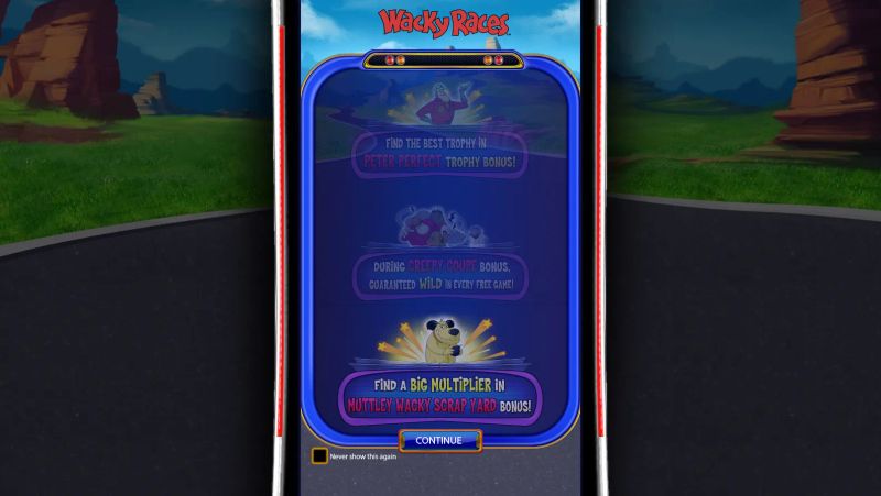 Wacky Races gameplay screenshot