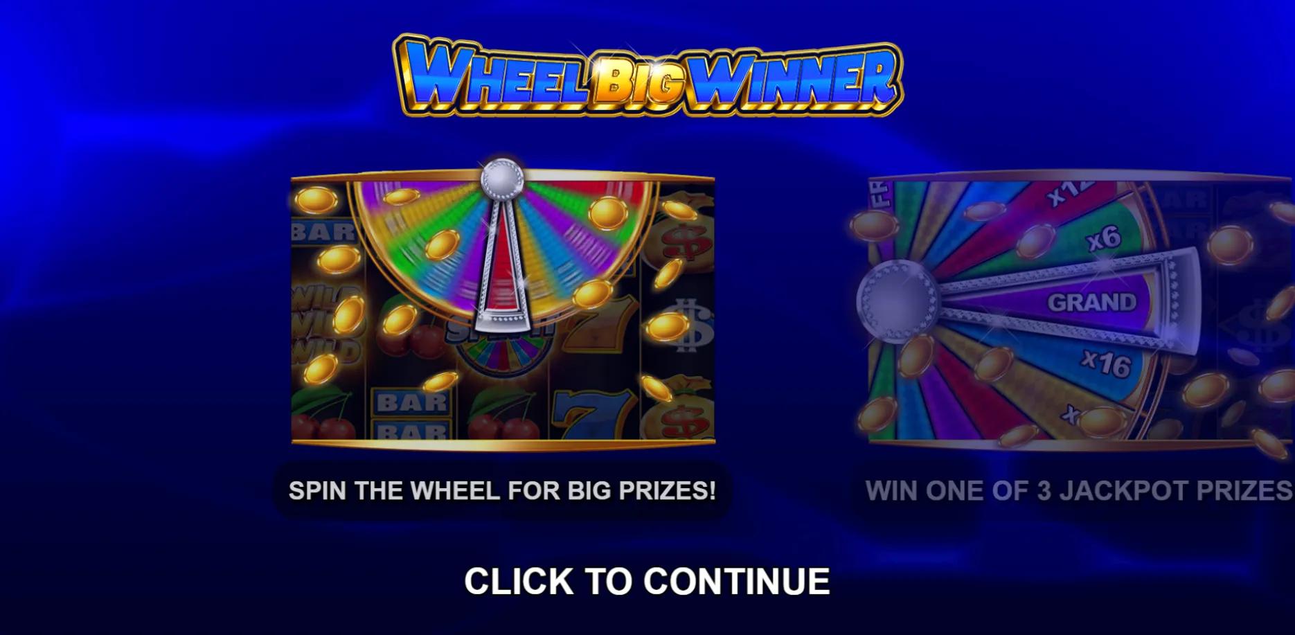 Wheel Big Winner slot gameplay screenshot