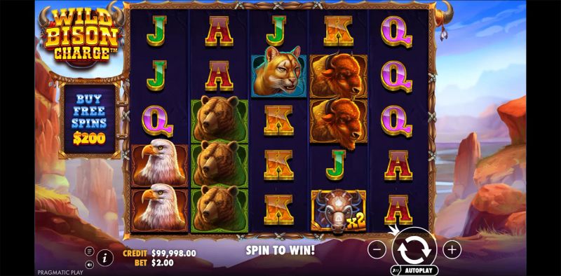 Wild Bison Charge gameplay screenshot